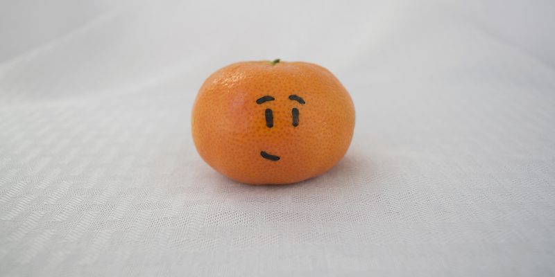 This is a content orange