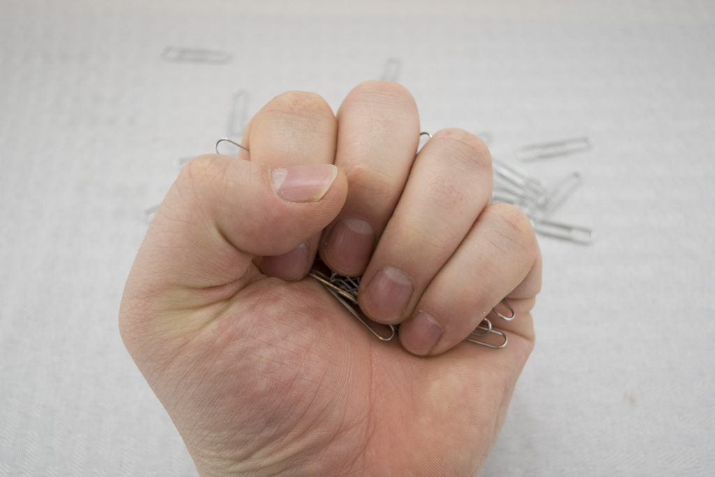 Handful of paper clips